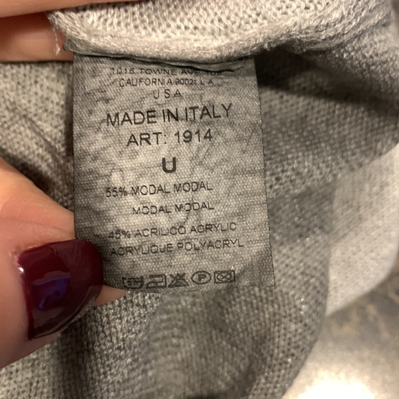 Fab’rik sparkly front v neck tunic - Picture 5 of 5